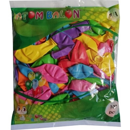 Atom Renkli Balon 100'lü