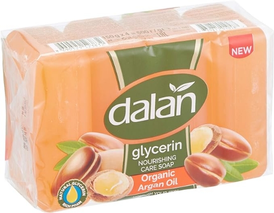 Dalan Duş Sabunu 4'lü  600 gr Gliserinli Argan