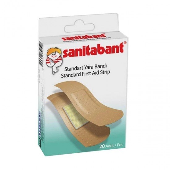 Sanitabant 650 Standart Yarabandı19Mm*72Mm 20 Adet