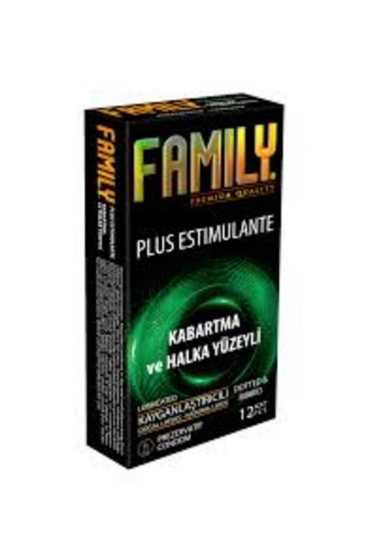 Family Prezervatif Kabartma Yüzeyli