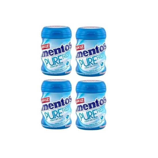 Mentos Pure Fresh Sakiz Nane Aromalı 30 G 12 Adet