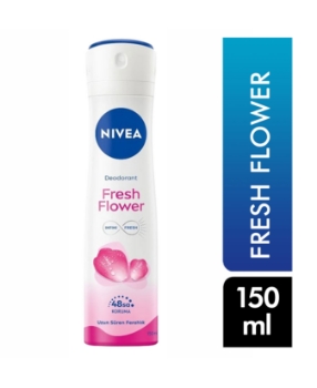 nivea, nivea dedorant, nivea kadın deodorant, kadın deodorant, ter kokusu önleyici, ter önleyici, nivea fresh flower 150 ml satın al, nivea fresh flower 150 ml fiyat