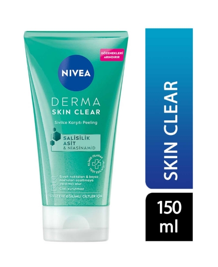 Nivea Derma Skin Clear Sivilce Karşıtı Yüz Temizleyici Peeling 150 Ml