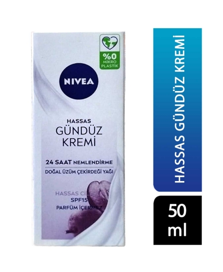 Nivea Hassas Gündüz Kremi Doğal Üzüm Çekirdeği Yağı 50 Ml