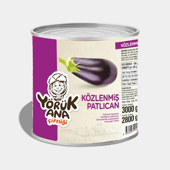 Yörük Ana Geleneksel Közlenmiş Patlıcan 3000 GR.