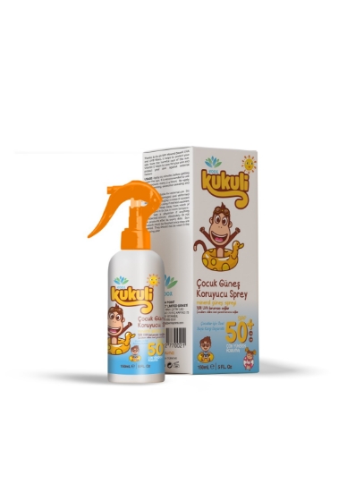 Kukuli Lisanslı Güneş Koruyucu Sprey +50 Spf 150 Ml