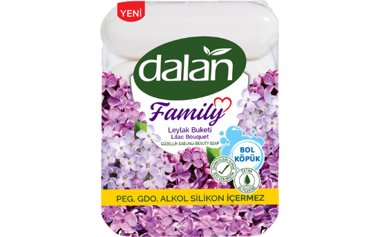 Dalan Family Sabun 4X75 Gr Leylak Buketi