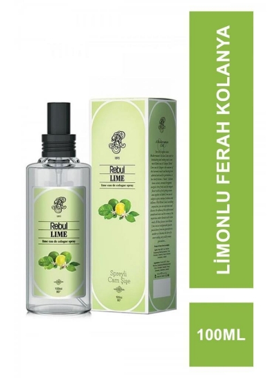 Rebul Kolonya 100 ml Lime Spreyli Cam Şişe