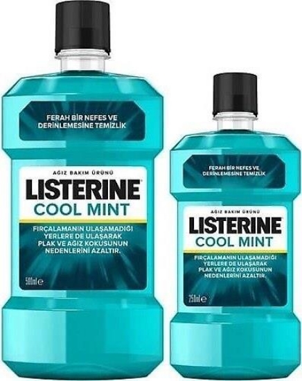 Listerine Cool Mint 50 ml + 250 ml Ağız Bakım Suyu