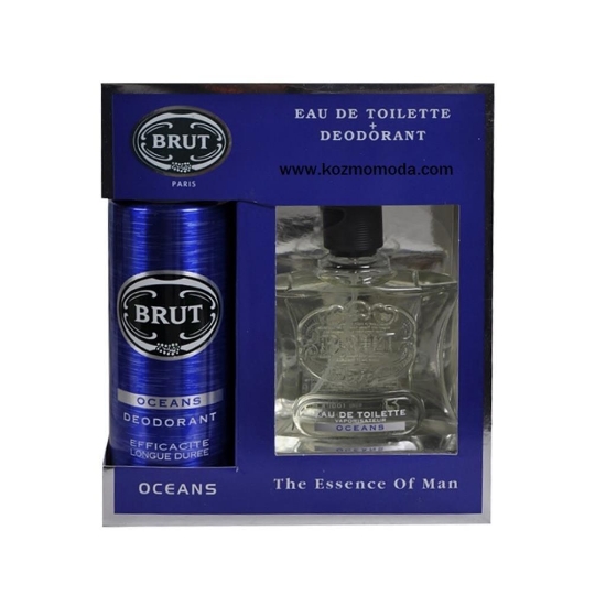 Brut Set EDT 100 Ml + Deodarant 200 Ml Oceans