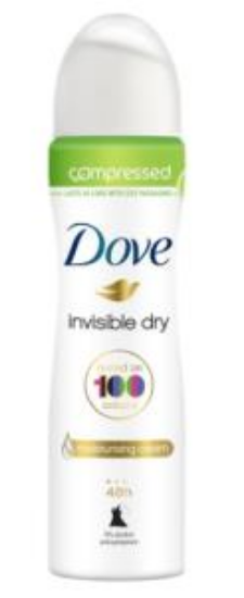 Dove Deodarant 75 Ml Invisible Dry Compressed