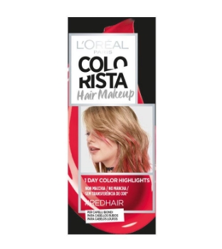 L'Oreal Paris Geçici Saç Boyası - Colorista Hair Makeup Kırmızı 30 ml