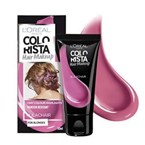 L'Oreal Paris Geçici Saç Boyası - Colorista Hair Makeup Lila 30 ml