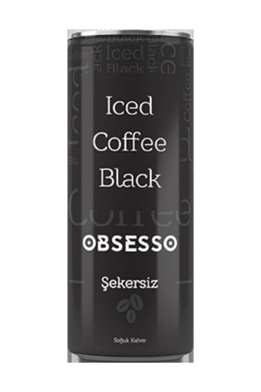 Obsesso Iced Coffe Black (şekersiz) 250 ml