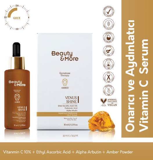 Beauty&More Amber Venüs Shine Onarıcı ve Aydınlatıcı Vitamin C Se