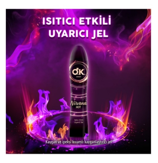 Okey Kayganlaştırıcı Jel Nirvana Hot Uyarıcı 100 ml