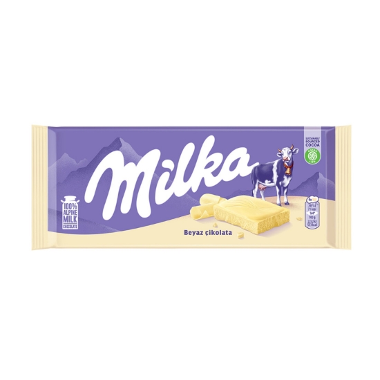 Milka Beyaz Çikolata 80 Gr