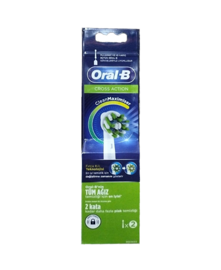 Oral-B Yedek Başlık Cross Action 2li