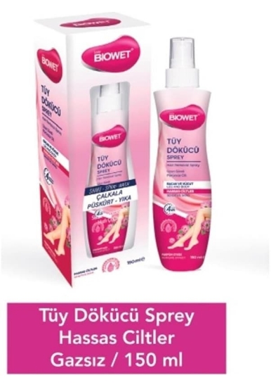 Biowet Tüy Dökücü Sprey Gazsız Hassas 150 Ml