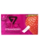 7 STICK Çilek Aromalı Şekersiz Sakız 14,5 gr X 24'lü Paket