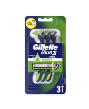 Gillette Blue3 Sensitive Kullan At Tıraş Bıçağı 3'lü