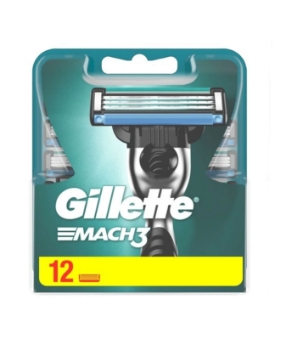 Gillette Mach 3 Yedek Tıraş Bıçağı 12'li