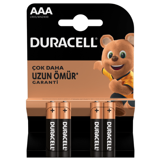 Duracell AAA İnce Pil 4'lü