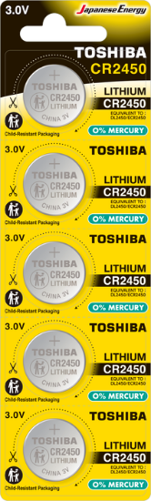 TOSHIBA CR 2450 LITHIUM 5Lİ PİL