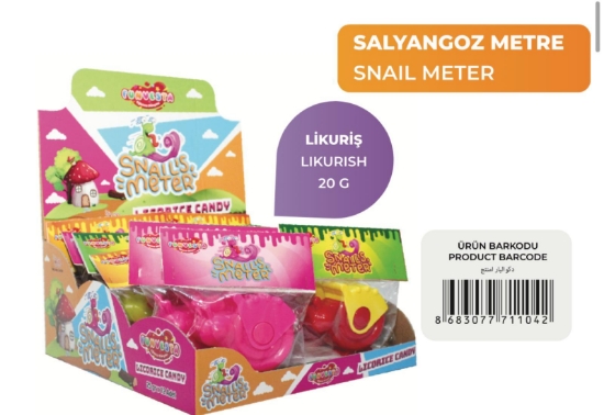 Funvesta Snails (Salyangozlar) (Sakızlı Şeker Licorice)