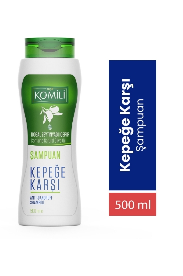 Komili Kepekli Saçlar İçin Kepek Karşıtı Vegan Şampuan - 500 ML