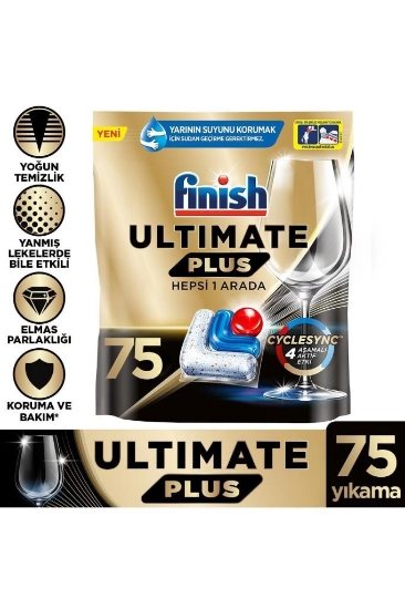 Finish Ultimate Plus 75 Kapsül Bulaşık Makinesi Deterjanı Tableti