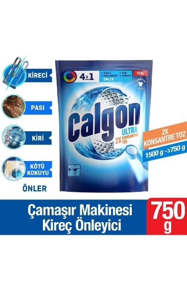 Calgon Power Kir, Pas, Kireç Ve Koku Önleyici 4'ü 1 Arada Ultra Konsantre Toz 750 G