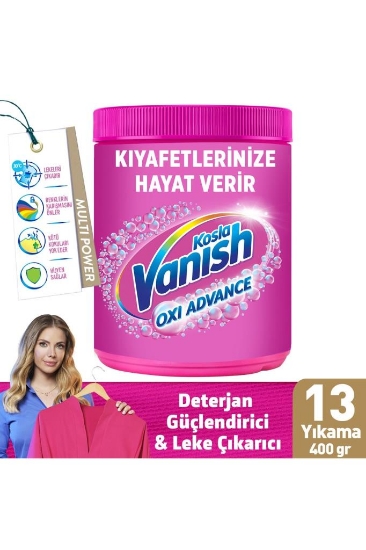 Vanish Kosla Multipower Renkliler Için Toz Leke Çıkarıcı, Deterjan Güçlendirici 400 G