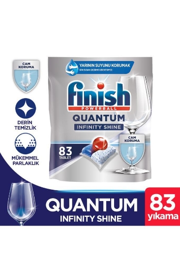 Finish Quantum Infinity Shine 83 Kapsül Bulaşık Makinesi Deterjanı Tableti