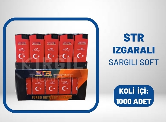 Str Dolumlu Izgaralı Jet Çakmak (Türk Bayrağı)