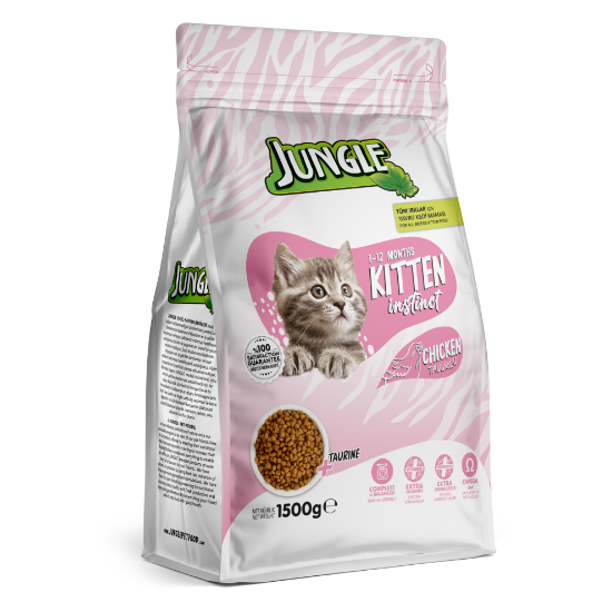 Jungle 1,5 Kg Kuru Kedi Maması Yavru Tavuklu Jngp-021