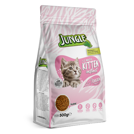 Jungle 500 Gr Kuru Kedi Maması Yavru Tavuklu Jngp-019