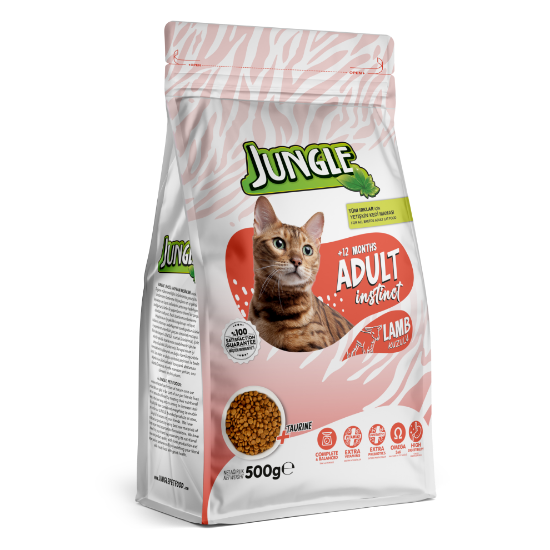 Jungle 500 Gr Kuru Kedi Maması Yetişkin Kuzu Etli Jngp-020