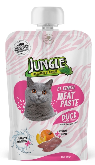 Jungle 90 Gr Et Ezmesi Kedi Taze Ördekli & Bal Kabaklı Jngc-011