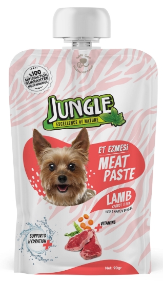 Jungle 90 Gr Et Ezmesi Köpek Taze Kuzulu & Havuçlu Jngc-010