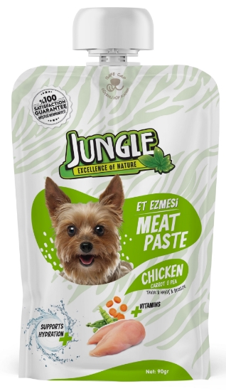 Jungle 90 Gr Et Ezmesi Köpek Taze Tavuk & Havuçlu Jngc-009