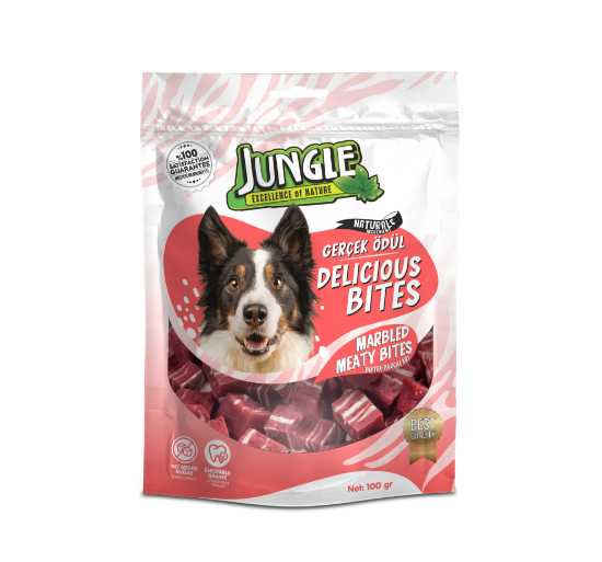 Jungle Köpek Ödül Maması Et Parçaları 100 Gr Jngc-008