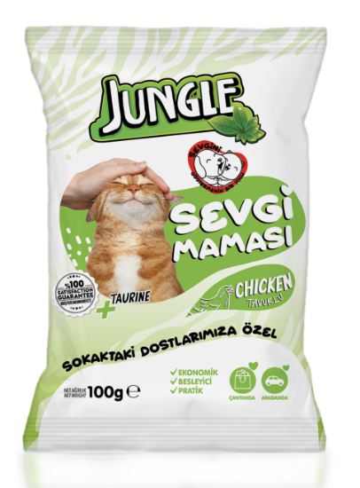 Jungle Sevgi Maması Kedi 100 Gr Jngp-010