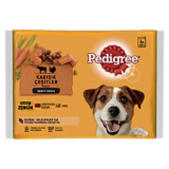 Pedigree 100 Gr 4'Lü Pouch Sığır & Hindili  5900951298592