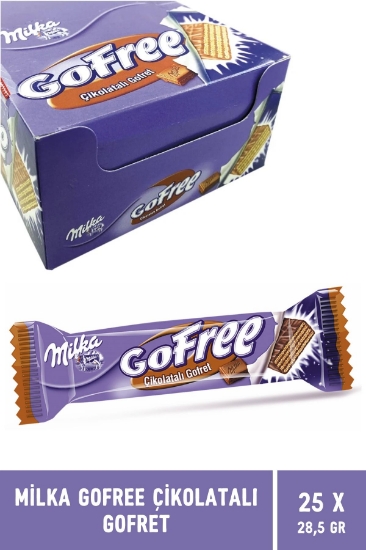 Milka Gofree Çikolatalı Gofret 28GR- 25 Adet