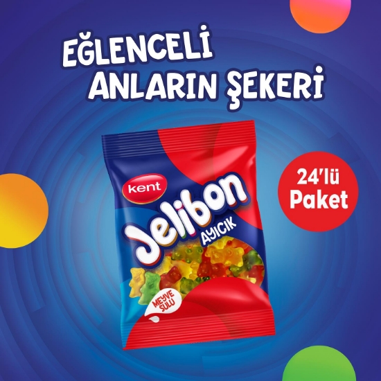 Jelibon Ayıcık Meyve Sulu Şekerleme 80 gr - 24'lü Paket