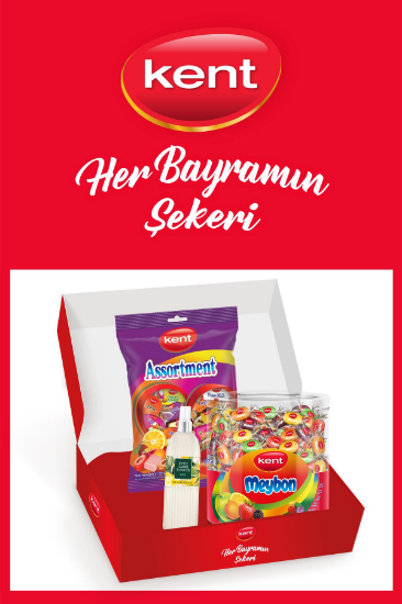 Kent Meybon Mini Meyveli 504 gr & 1 Adet Missbonbon Sütlü 375 gr Bayram Şekeri & 1 adet EST Limon Kolonyası