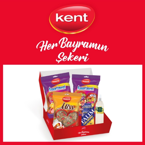 Kent Assortment&Missbonbon Sütlü Bayram Şekeri 3'lü & Falım Damla