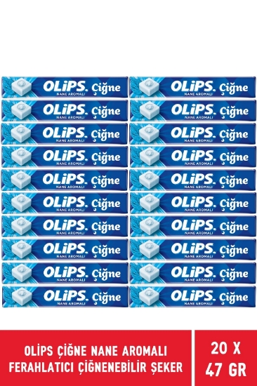 Olips Çiğne Nane Aromalı Şekerleme 47 GR - 20 Adet