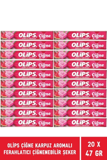 OLİPS ÇİĞNE KARPUZ 47 GR - 20 Adet